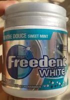 Mängden socker i Freedent white menthe douce