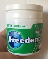 Mängden socker i Freedent menthe verte