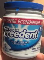 Mängden socker i Chewing Gum sans Sucre