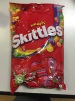 Mängden socker i Skittles fruits