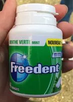 Mängden socker i Chewing gum menthe verte