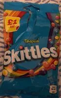 Mängden socker i Skittles Tropical