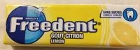 Mängden socker i Freedent Chewing gum goût citron sans sucres les 5 paquets de 10 dragées 70 g