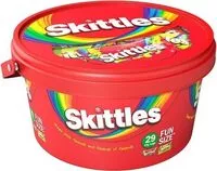 Mängden socker i Skittles Tub Fruits And Sours Funsize