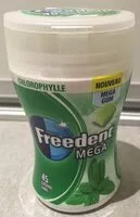Mängden socker i Freedent chlorophylle