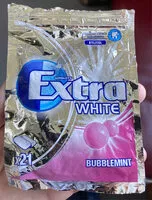 Mängden socker i Wrigley’s Extra White Bubblemint