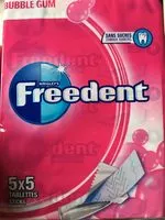 Mängden socker i Freedent bubble gum