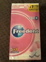 Mängden socker i Freedent bubble menthe