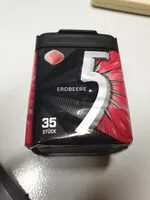 Mängden socker i Erdbeere 5gum