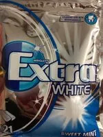 Mängden socker i Extra White sweet mint