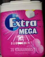 Mängden socker i Extra Mega Bubblemint