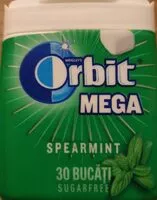 Mängden socker i Orbit Mega
