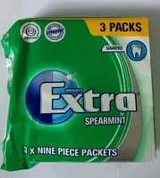 Mängden socker i Extra Spearmin Gum