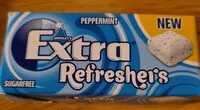 Mängden socker i Extra refreshers