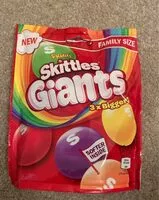 Mängden socker i giant skittles