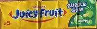 Mängden socker i Juicy Fruit