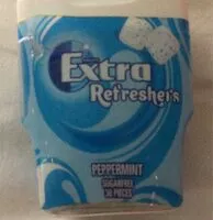 Mängden socker i Extra refreshers