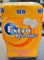 Mängden socker i Extra refresher's