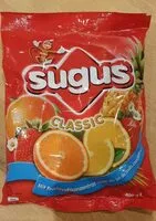 Mängden socker i Sugus