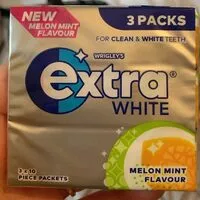 Mängden socker i Extra white melon mint flavour