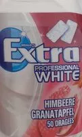Mängden socker i Kaugummi Rofessional White Himmbeere Granatapfel