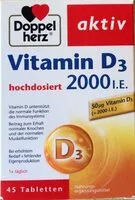 Mängden socker i Vitamin D3 hochdosiert 2000 i. E.