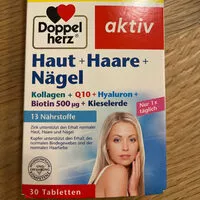 Mängden socker i Doppelherz Haut, Haare, Nägel