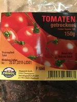 Mängden socker i Tomaten getrocknet