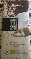 Mängden socker i Organic filled creamy milk chocolate