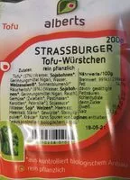 Mängden socker i Saucisses de Strasbourg Tofu