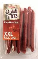 Mängden socker i windau Salami Sticks Paprika-Chili XXL Pack
