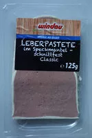 Mängden socker i Leberpastete im Speckmantel - schnittfest classic