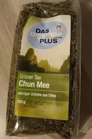 Mängden socker i Grüner Tee Chun Mee