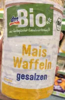 Mängden socker i Mais Waffeln gesalzen