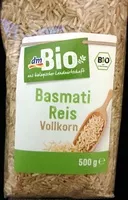Mängden socker i Basmati Reis Vollkorn