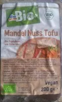Mängden socker i Mandel Nuss Tofu