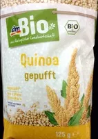 Mängden socker i Quinoa gepufft