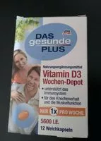 Mängden socker i Vitamin D3 Wochen-Depot