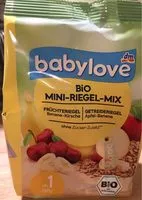 Mängden socker i DM Babylove Bio Mini-riegel-mix Früchteriegel Banane-kirsche