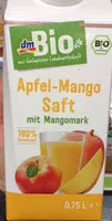 Mängden socker i Apfel-Mango Saft mit Mangomark