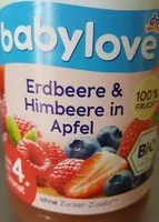 Mängden socker i DM Babylove Erdbeere & Heidelbeere In Apfel
