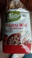Mängden socker i Früchte Müsli