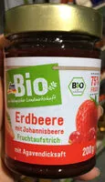 Mängden socker i Erdbeere Mit Johannisbeere Fruchtaufstrich