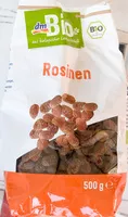 Mängden socker i Rosinen