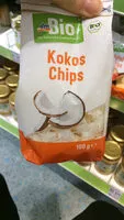 Mängden socker i DM Bio Kokos Chips