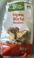Mängden socker i Ingwer Würfel kandiert