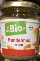 Mängden socker i Mandelmus Braun