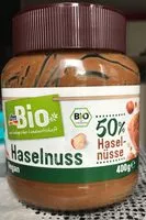 Mängden socker i Haselnuss Creme