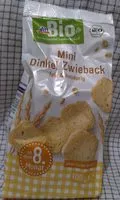 Mängden socker i Mini Dinkel Zwieback