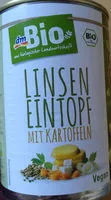 Mängden socker i Linseneintopf mit Kartoffeln